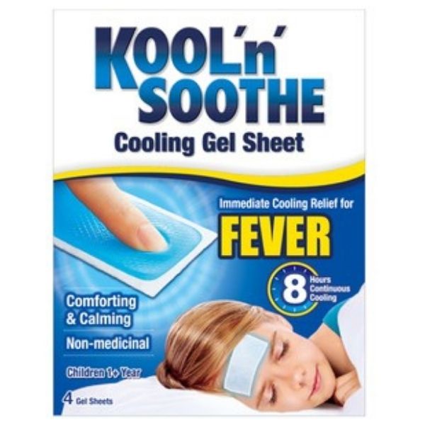 Kool 'n' Soothe - Cooling Strip Sachets Kids Pack of 4 - Medaid International