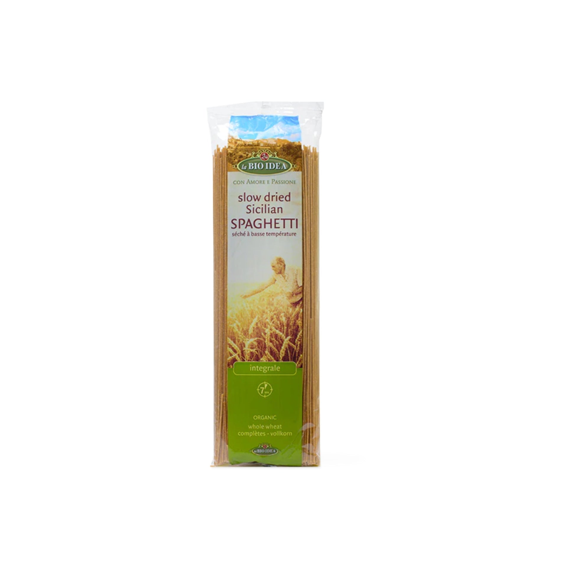 LA BIO IDEA SLOW DRIED SICILIAN SPAGHETTI - WHOLEWHEAT - Medaid International
