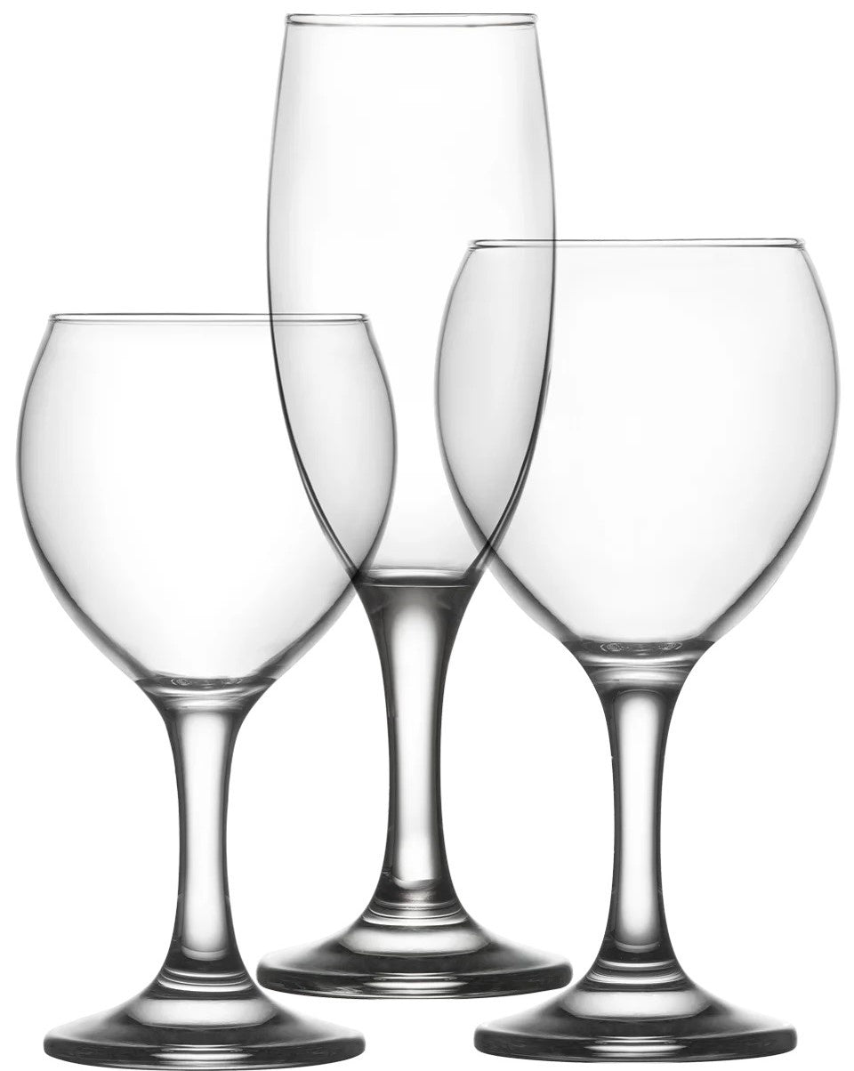 LAV MISKET 18PCS GLASS CUP SET