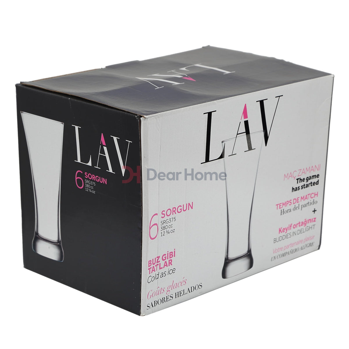 Lav Sorgun Glass Cup 6Pcs