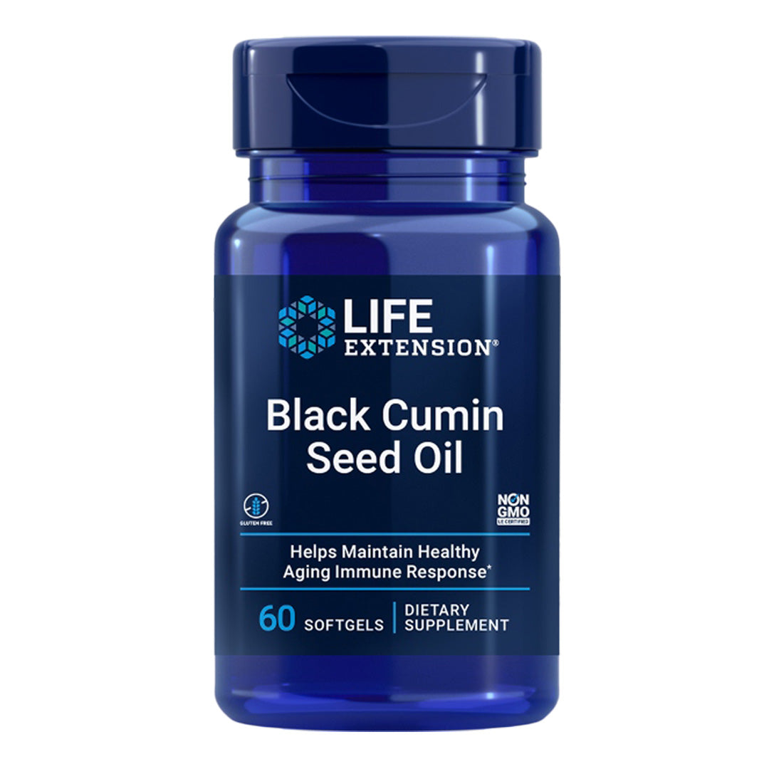 Life extension Black Cumin Oil 60 Softgels - Medaid International
