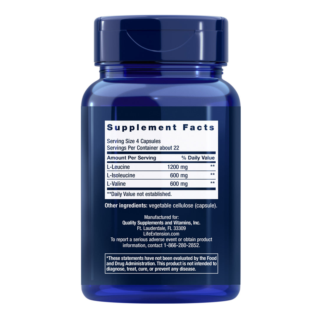Life Extension Brached Chain Amino Acids Caps 90's