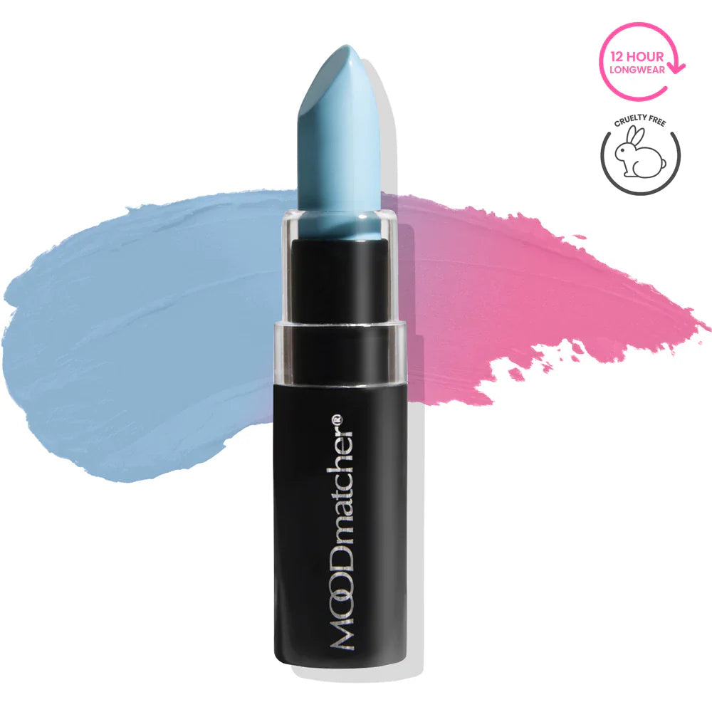 MoodMatcher Color Changing Lipstick Light Blue To Very Light Pink