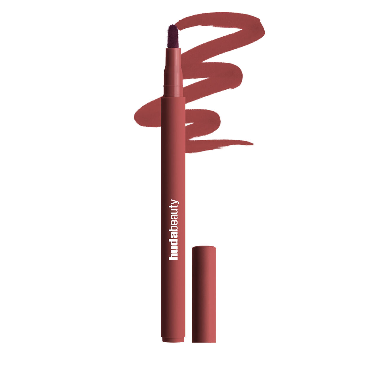 HUDA BEAUTY Lip Contour Lip Stain For 12-Hour Wear Cinnamon