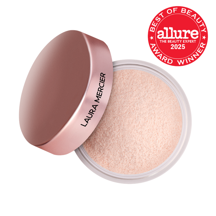 LAURA MERCIER Translucent Loose Talc-Free Setting Powder Ultra-Blur-Tone-Up Rose • For light to medium skin tones