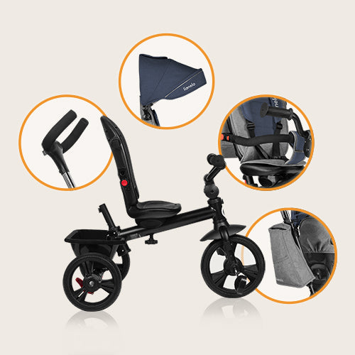 Evolving tricycle Haari
