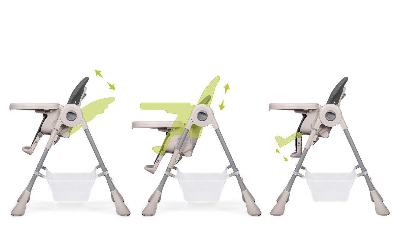 Lionelo - Highchair Zanna - Grey Stone