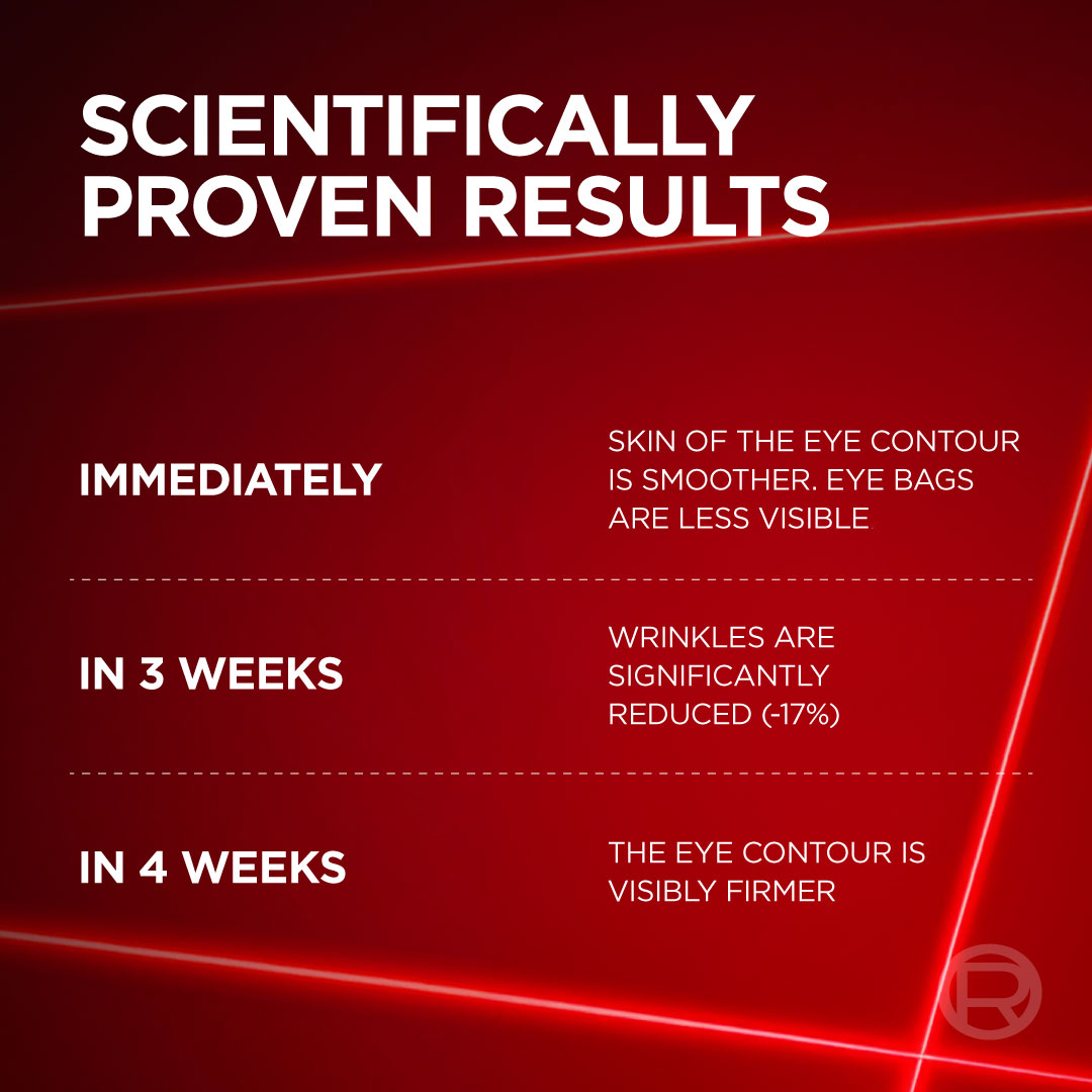 L'Oréal Paris, Revitalift Laser, Triple Action Anti-Aging Eye Cream, for Eye Contour Renewal, Eye Bags Depuffing, and Wrinkles Reduction, with Pro-Retinol 15ml