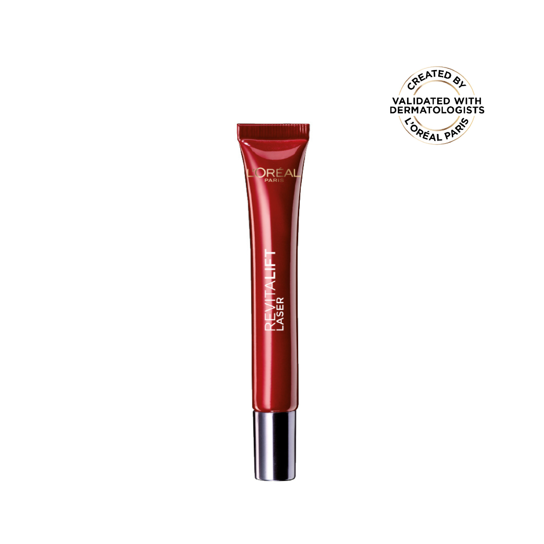 L'Oréal Paris, Revitalift Laser, Triple Action Anti-Aging Eye Cream, for Eye Contour Renewal, Eye Bags Depuffing, and Wrinkles Reduction, with Pro-Retinol 15ml
