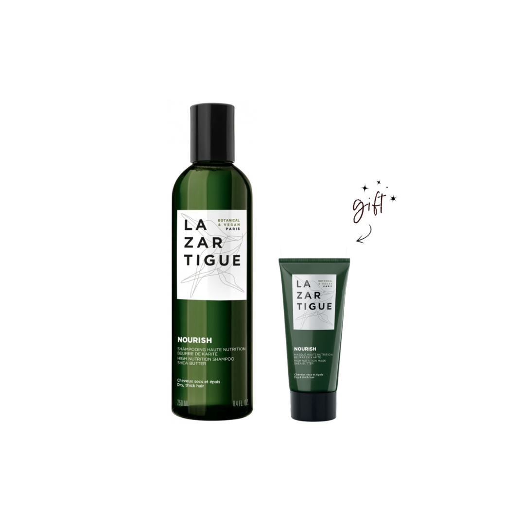 Lazartigue Nutrition Shampoo + Free Nourish Mask