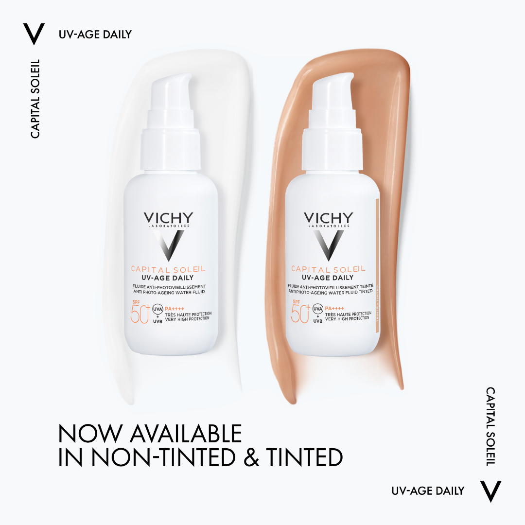 Vichy Capital Soleil UV-Age Daily Anti-Photo Ageing Water Fluid Tinted SPF50+ 40ml