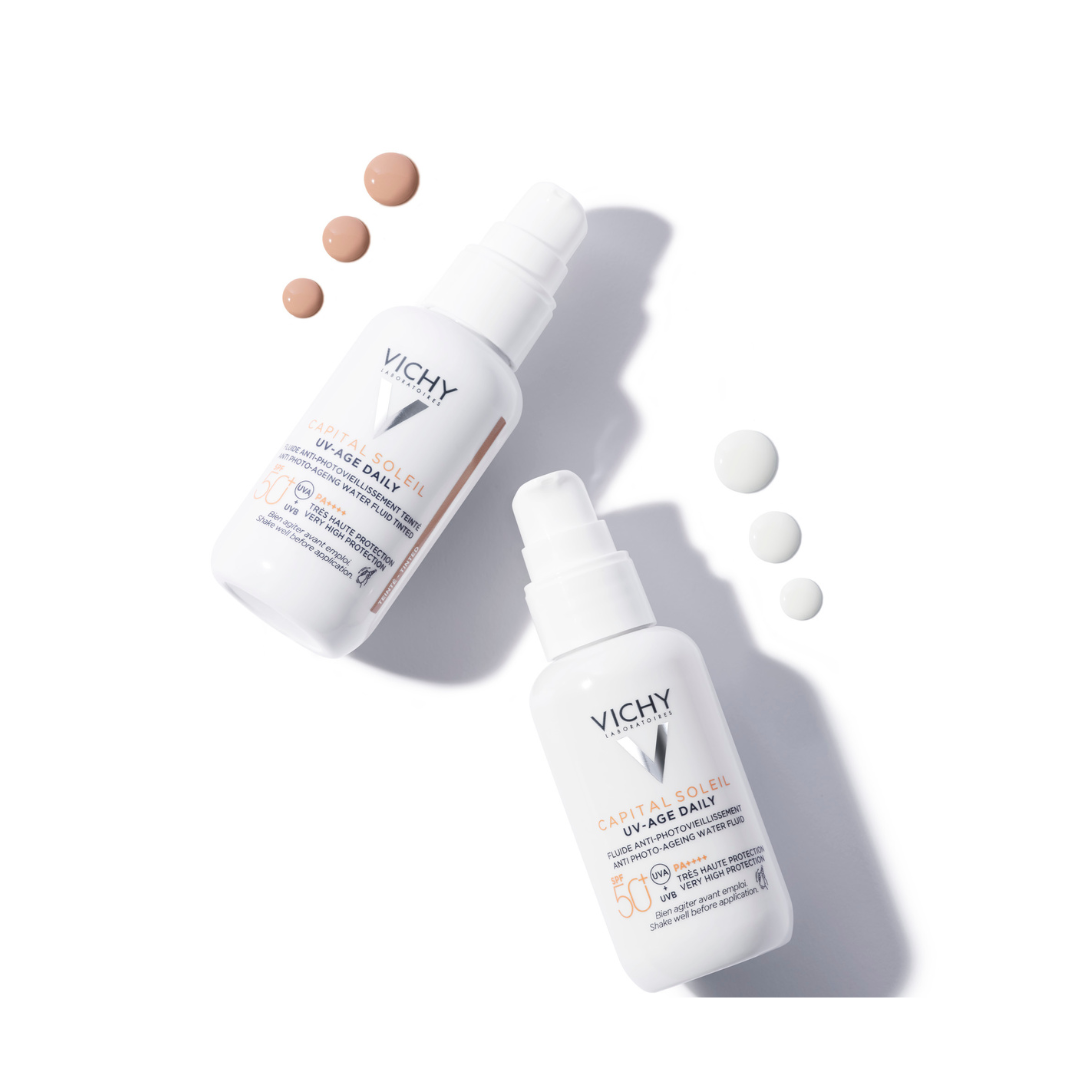 Vichy Capital Soleil UV-Age Daily Anti-Photo Ageing Water Fluid Tinted SPF50+ 40ml