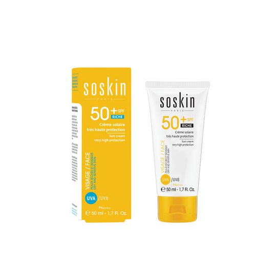 Soskin Sun Cream Riche Very High Protection 50+ - Dry And Sensitive Skin