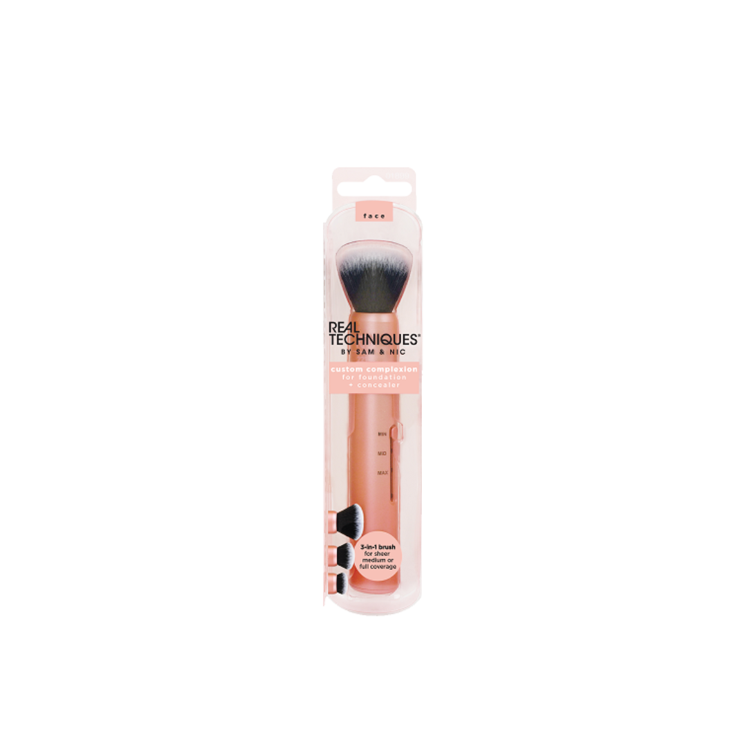 Real Techniques Custom Complexion Foundation 3 In1 Makeup Brush - Medaid International