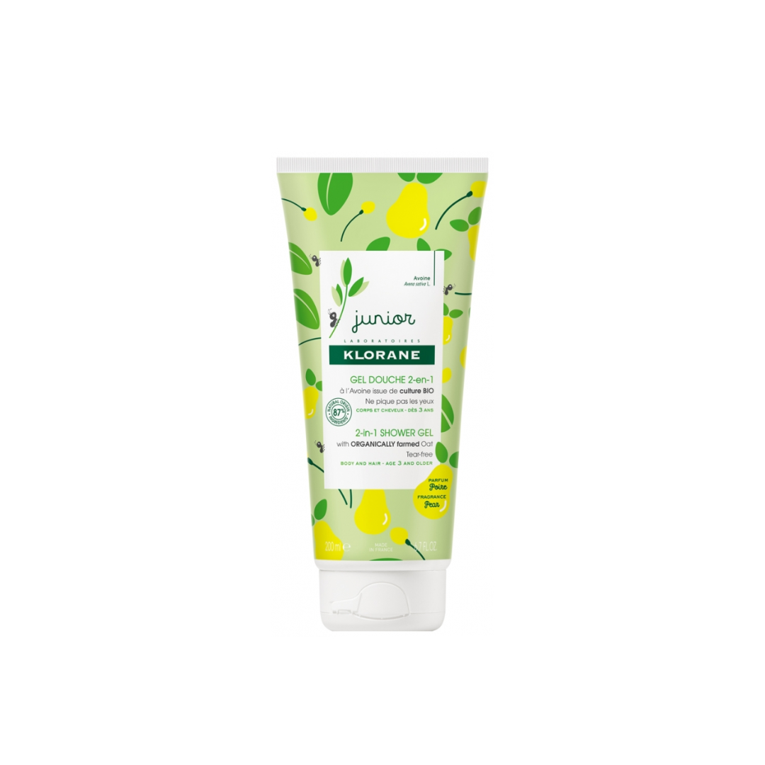 Klorane Junior 2in1 Shower Gel Body And Hair 200 ml - Medaid International
