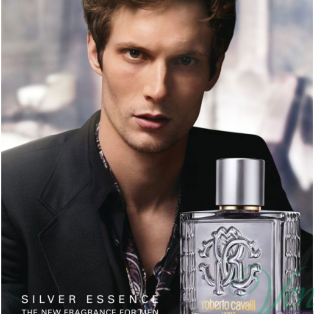 Roberto Cavalli Uomo Silver Essence Eau De Toilette For Men 60ml - Medaid International
