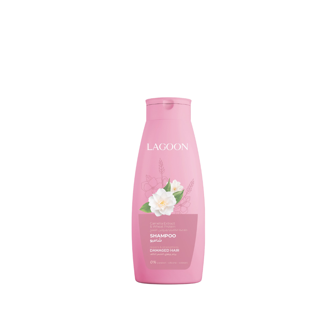 Lagoon Camellia Extract And Wheat Protein For Damaged Hair Shampoo
