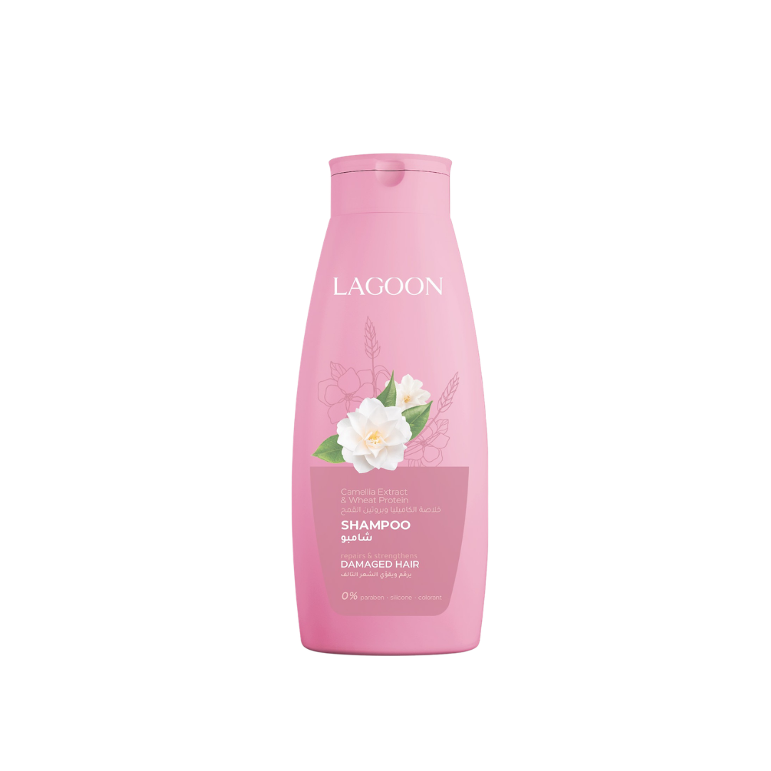 Lagoon Camellia Extract And Wheat Protein For Damaged Hair Shampoo