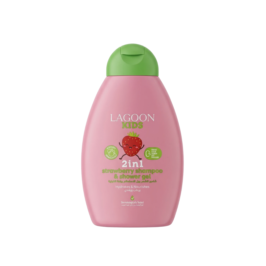 Lagoon Kids 2in1 Strawberry Shampoo And Shower Gel