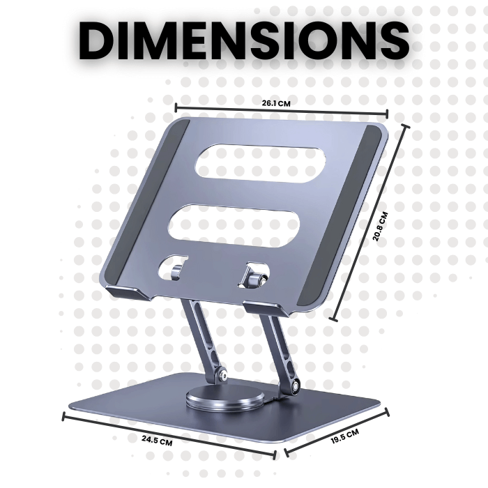 360° Laptop Stand | Rotatable & Durable - Medaid International