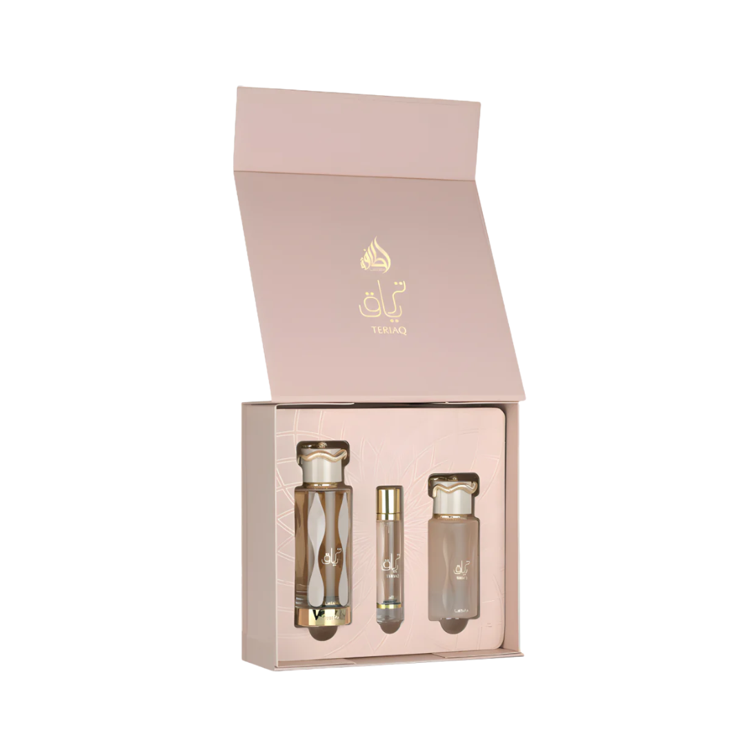 Lattafa Teriaq 3pcs Perfume Gift Set