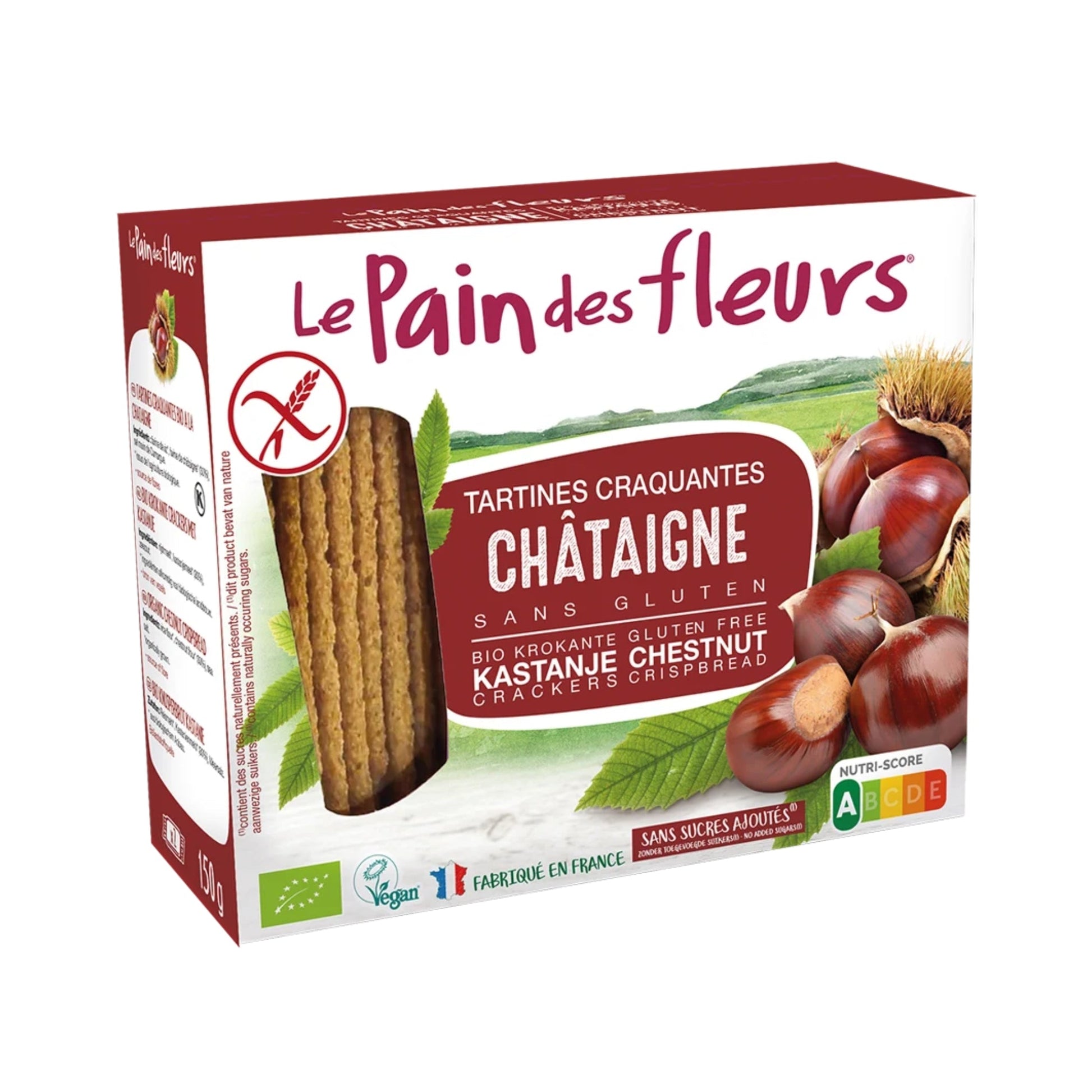 Organic Gluten Free Chestnut Crispbread - Medaid International