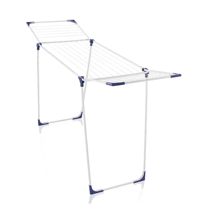 Leifheit Classic 180 Solid Standing Clothes Airer Laundry Hanger, Folding Clothes Rack for Outdoor and Indoor