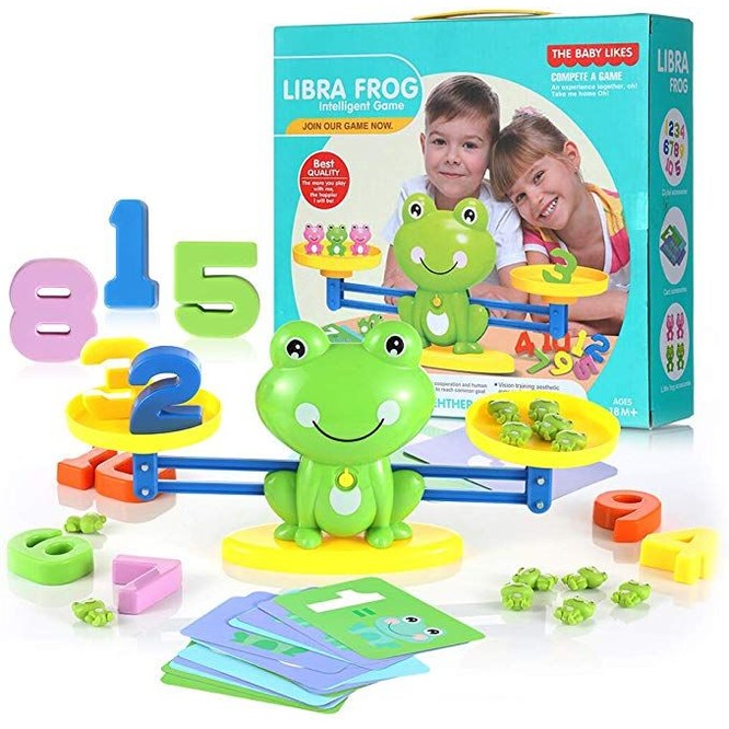 Frog Balance Math Games لعبة توازن الضفدع الرياضية