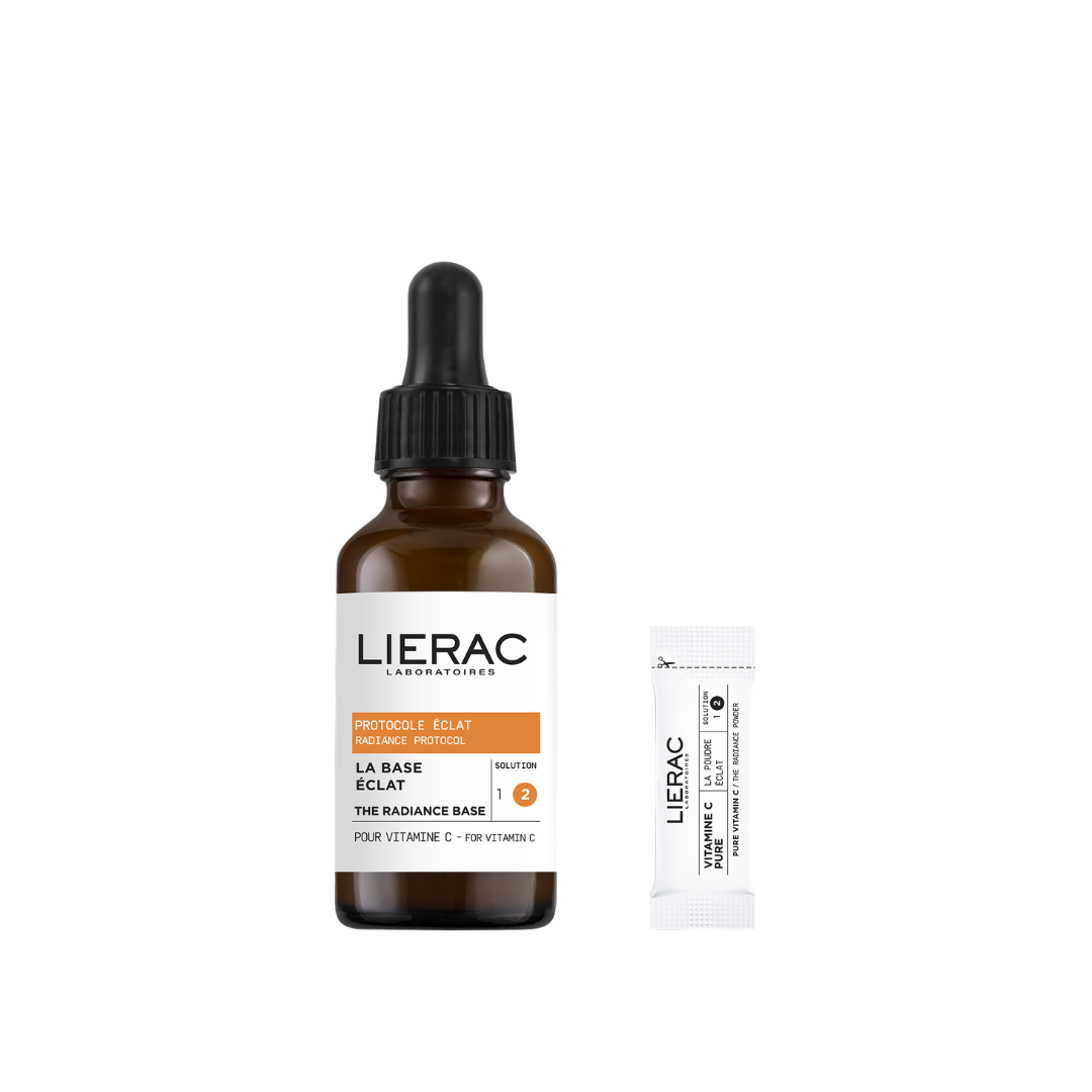 Lierac Radiance Protocol Vitamin C Concentrated Serum Base And Powder