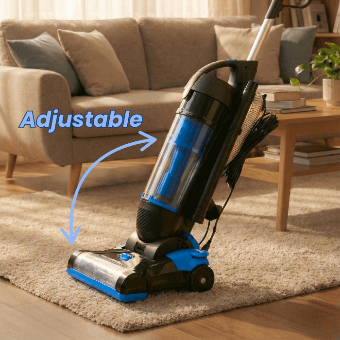 Mirage Inverter Upright Vacuum | Powerful & Wide - Medaid International