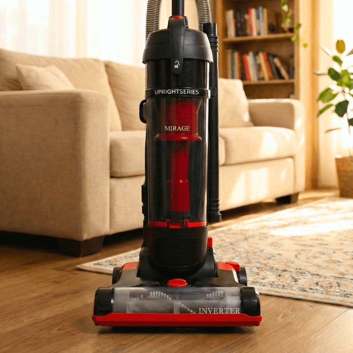 Mirage Inverter Upright Vacuum | Powerful & Wide - Medaid International