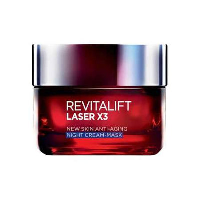 L'Oreal revitalift laser x3 new skin anti-aging night cream-mask - Medaid International