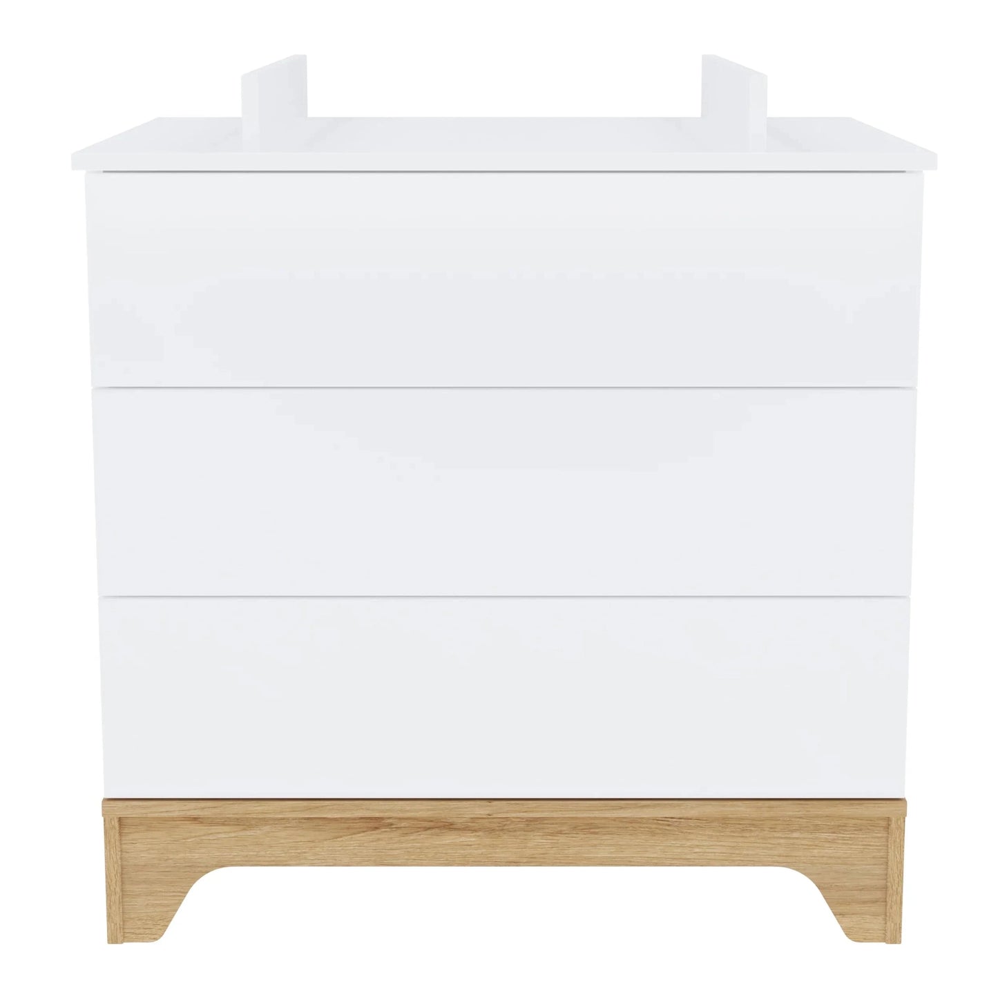 Faktum - Lumina - 3 Drawer Chest - Modern Nursery Storage - White