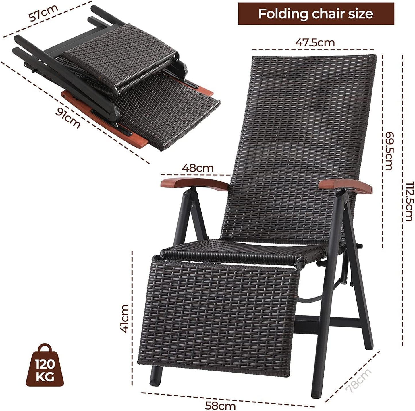 Rattan Folding Chair