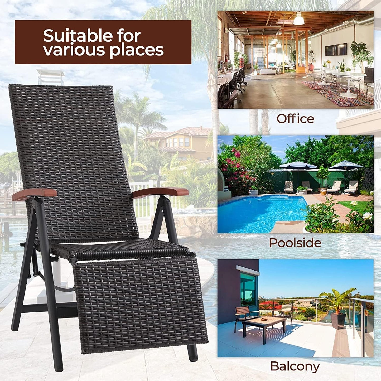 Rattan Folding Chair
