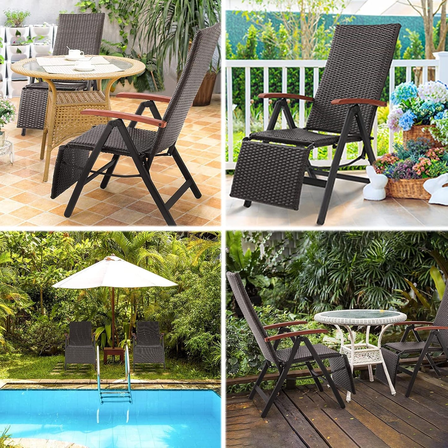 Rattan Folding Chair