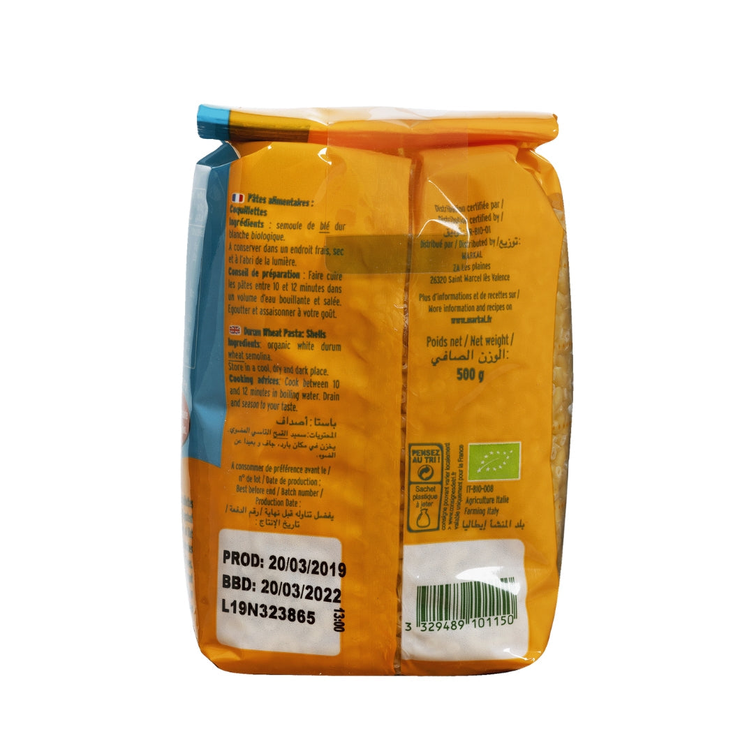Organic White Coquillettes Pasta - Medaid International