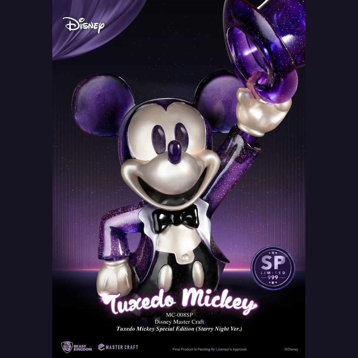Disney Master Craft Tuxedo Mickey Special Edition Starry Night Version (MC-008SP) by Beast Kingdom - Medaid International