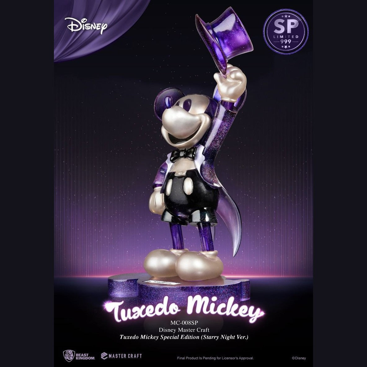 Disney Master Craft Tuxedo Mickey Special Edition Starry Night Version (MC-008SP) by Beast Kingdom - Medaid International
