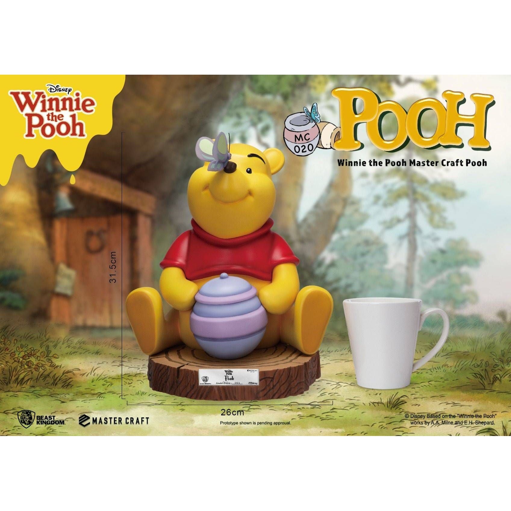 Winnie the Pooh Master Craft Pooh (MC-020) by Beast Kingdom - Medaid International