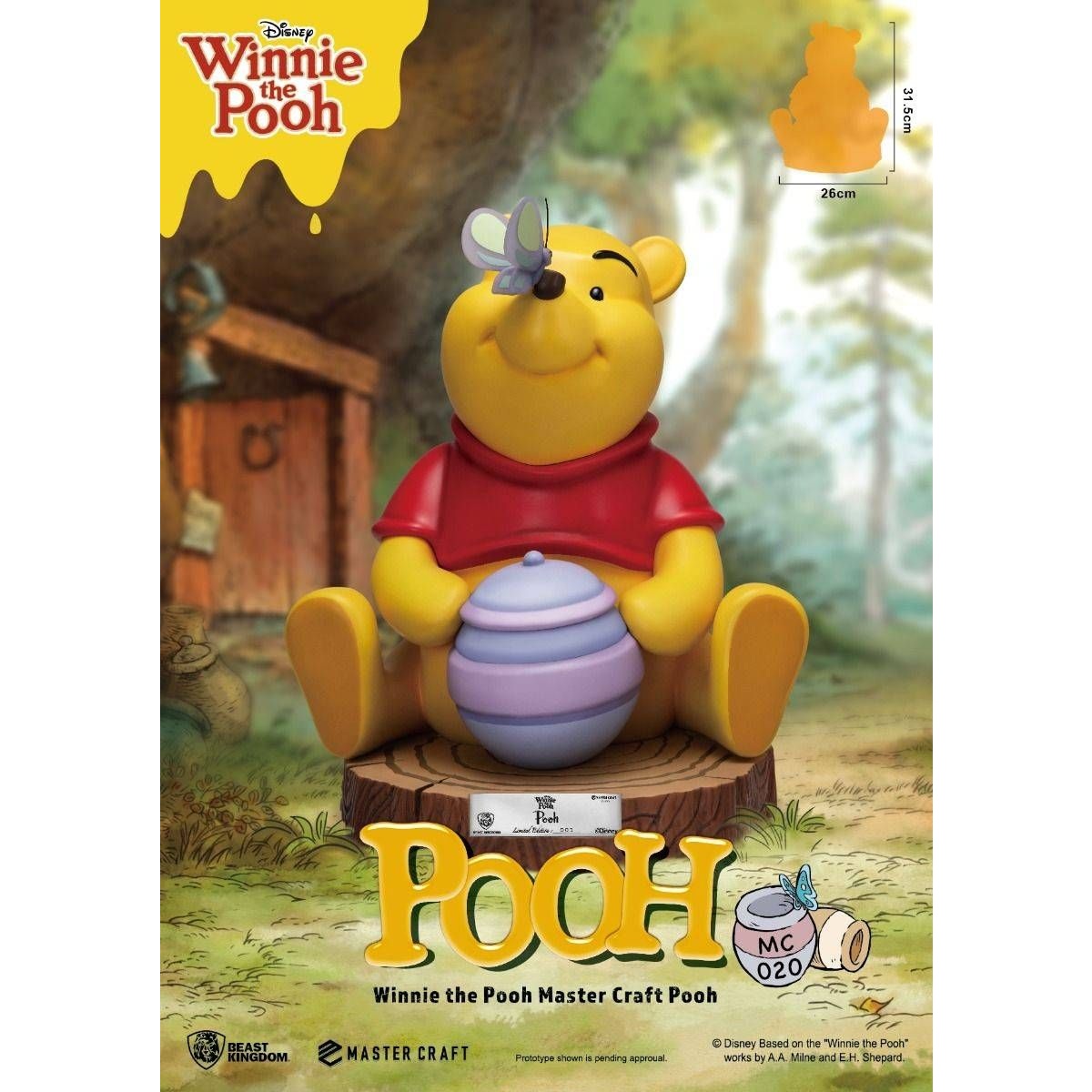 Winnie the Pooh Master Craft Pooh (MC-020) by Beast Kingdom - Medaid International