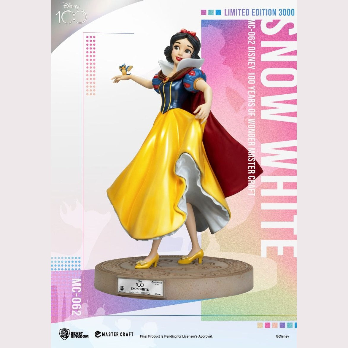 Disney 100 Years of Wonder Snow White Master Craft Statue by Beast Kingdom (MC-062) - Medaid International