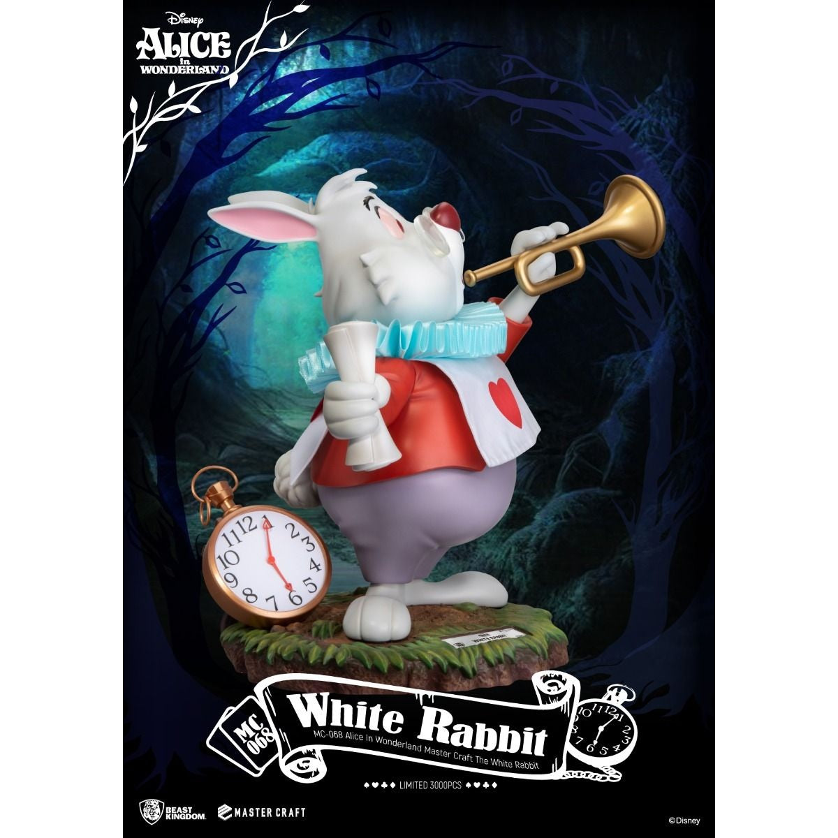 Alice In Wonderland Master Craft The White Rabbit (MC-068) by Beast Kingdom - Medaid International