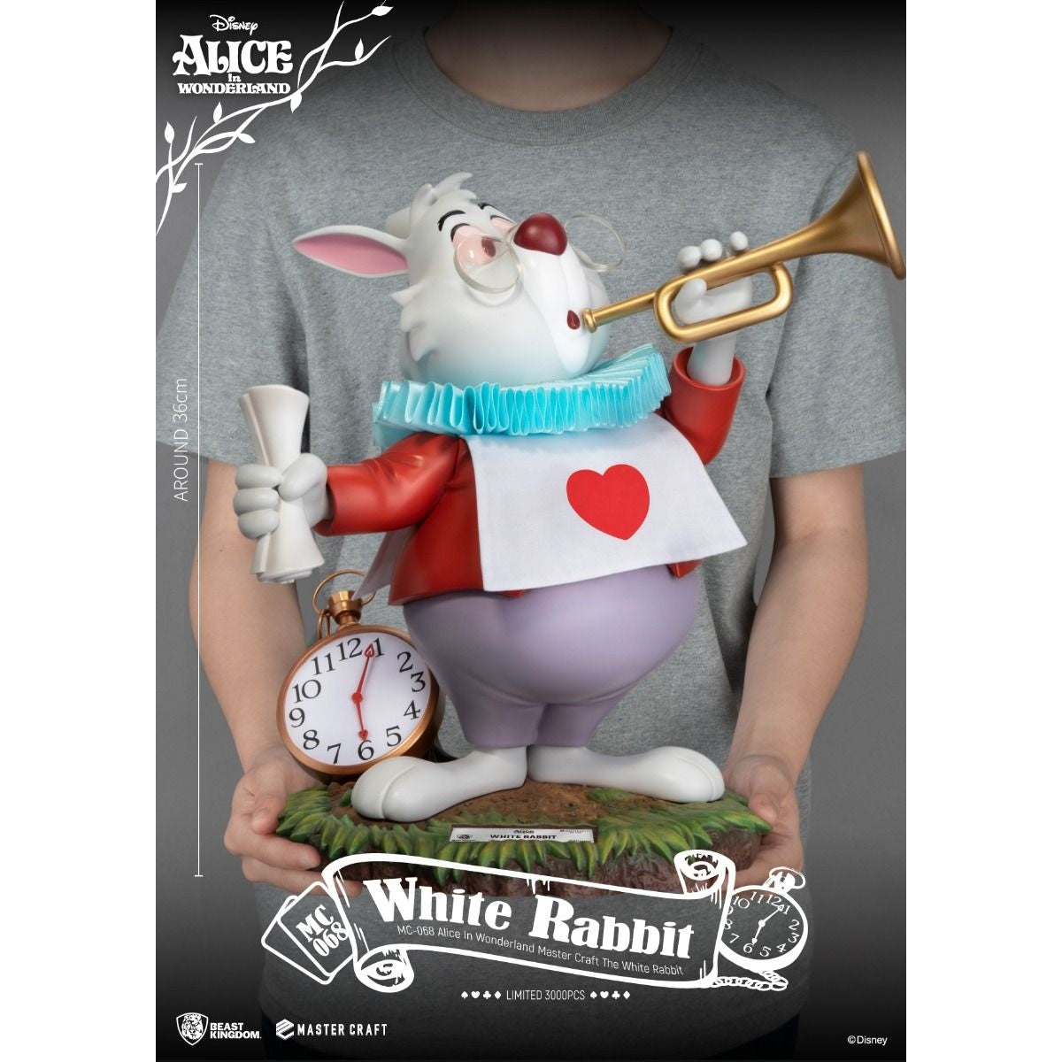 Alice In Wonderland Master Craft The White Rabbit (MC-068) by Beast Kingdom - Medaid International