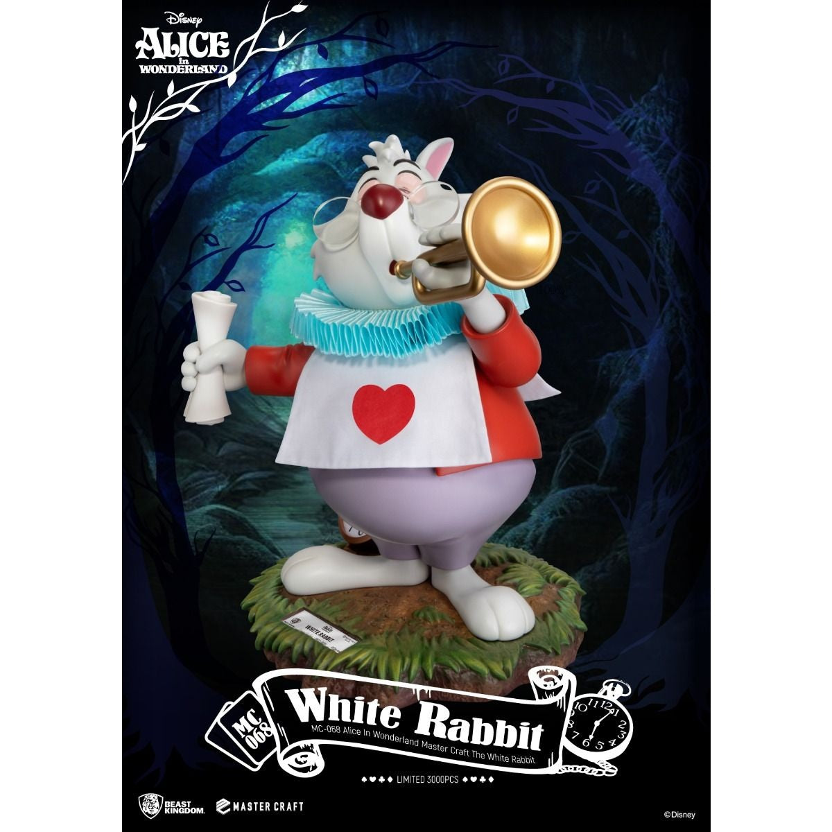 Alice In Wonderland Master Craft The White Rabbit (MC-068) by Beast Kingdom - Medaid International
