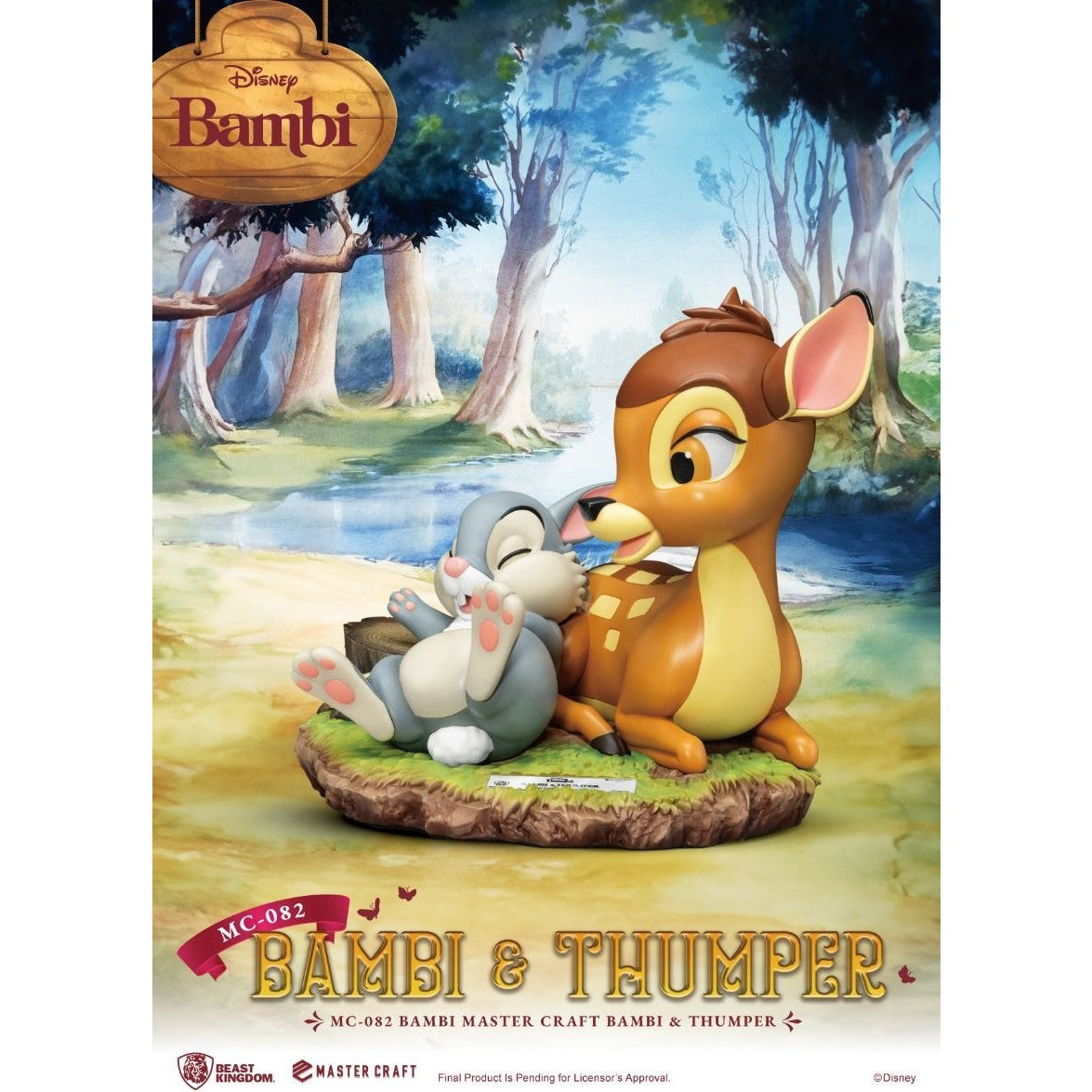 MC-082 Bambi Master Craft Bambi & Thumper Master Craft By Beast Kingdom - Medaid International