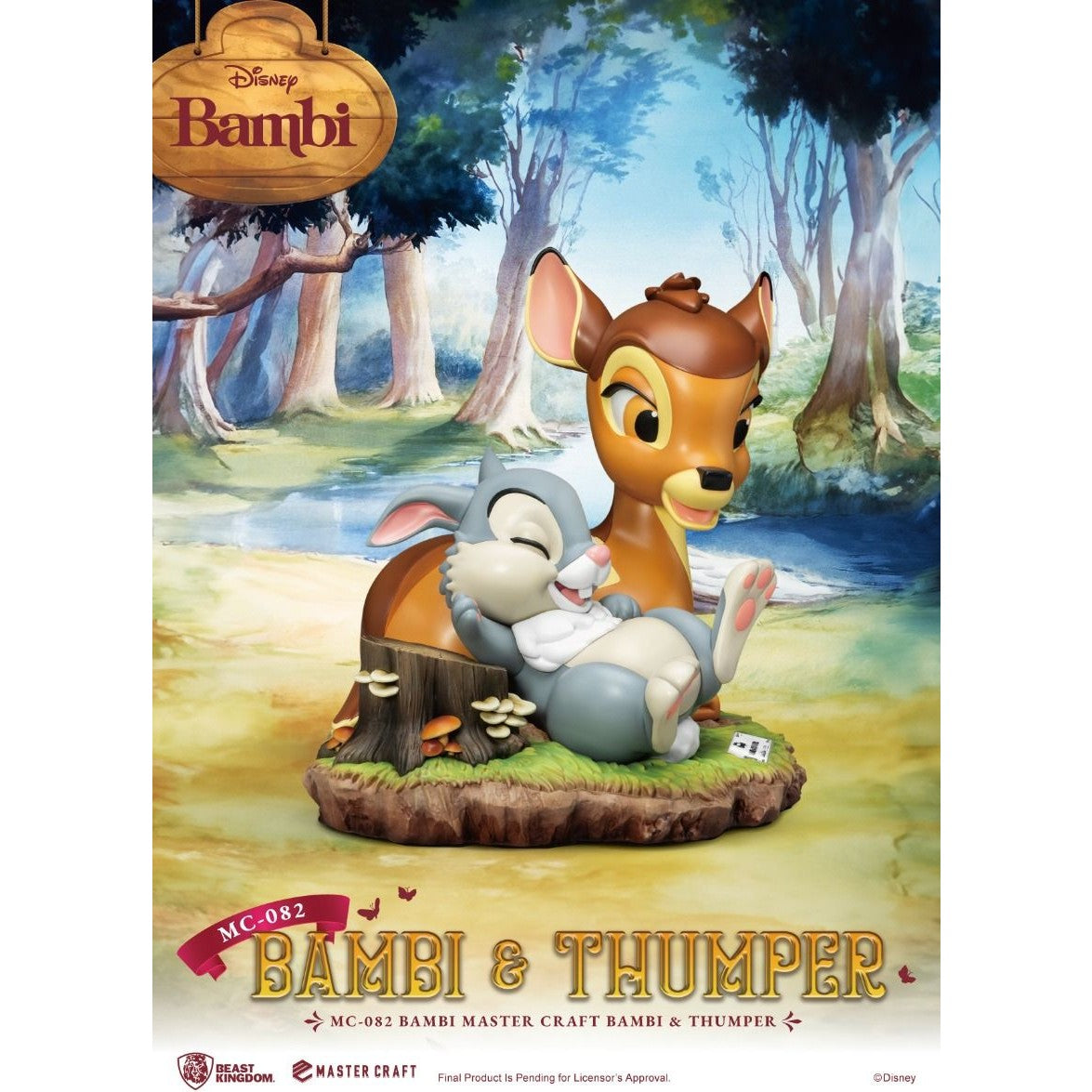 MC-082 Bambi Master Craft Bambi & Thumper Master Craft By Beast Kingdom - Medaid International