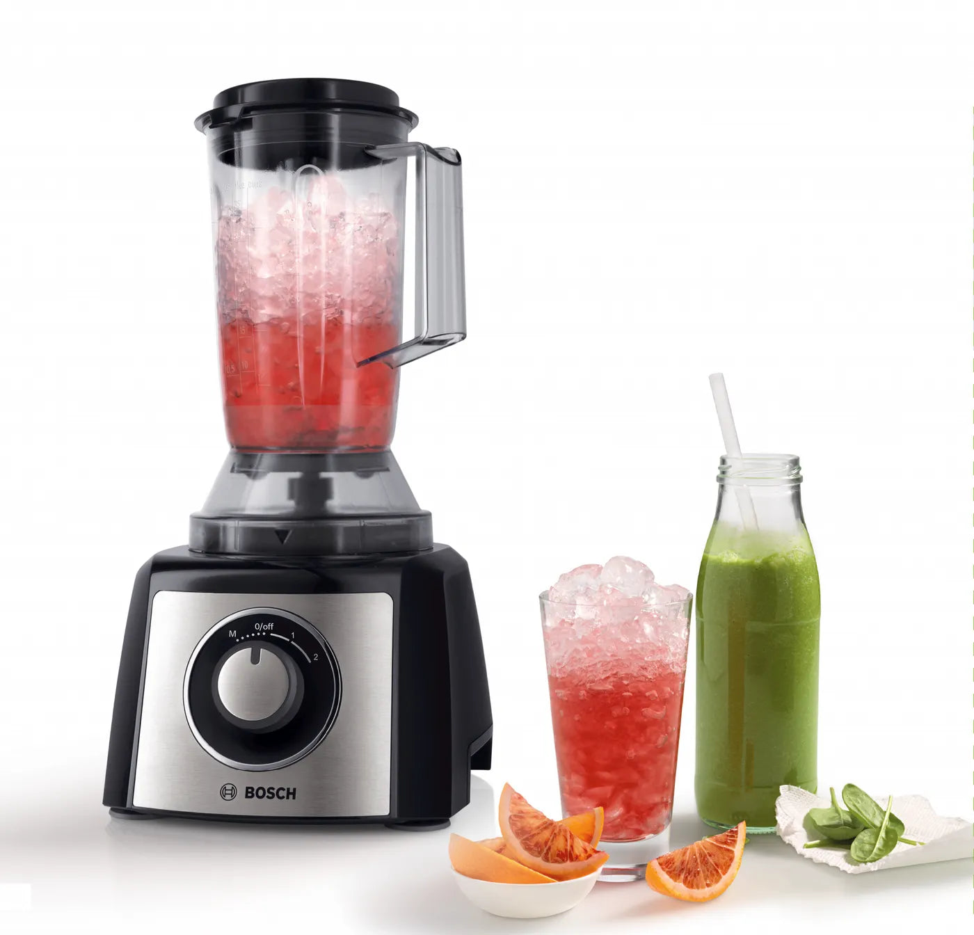 Bosch, Food Processor Multitalent 3 800W Black, Brushed Stainless Steel, MCM3501MGB