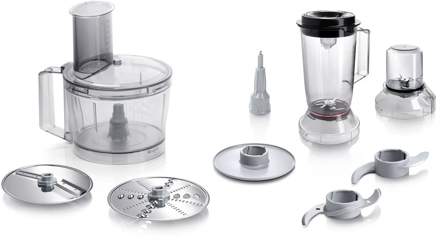 Bosch, Food Processor Multitalent 3 800W Black, Brushed Stainless Steel, MCM3501MGB