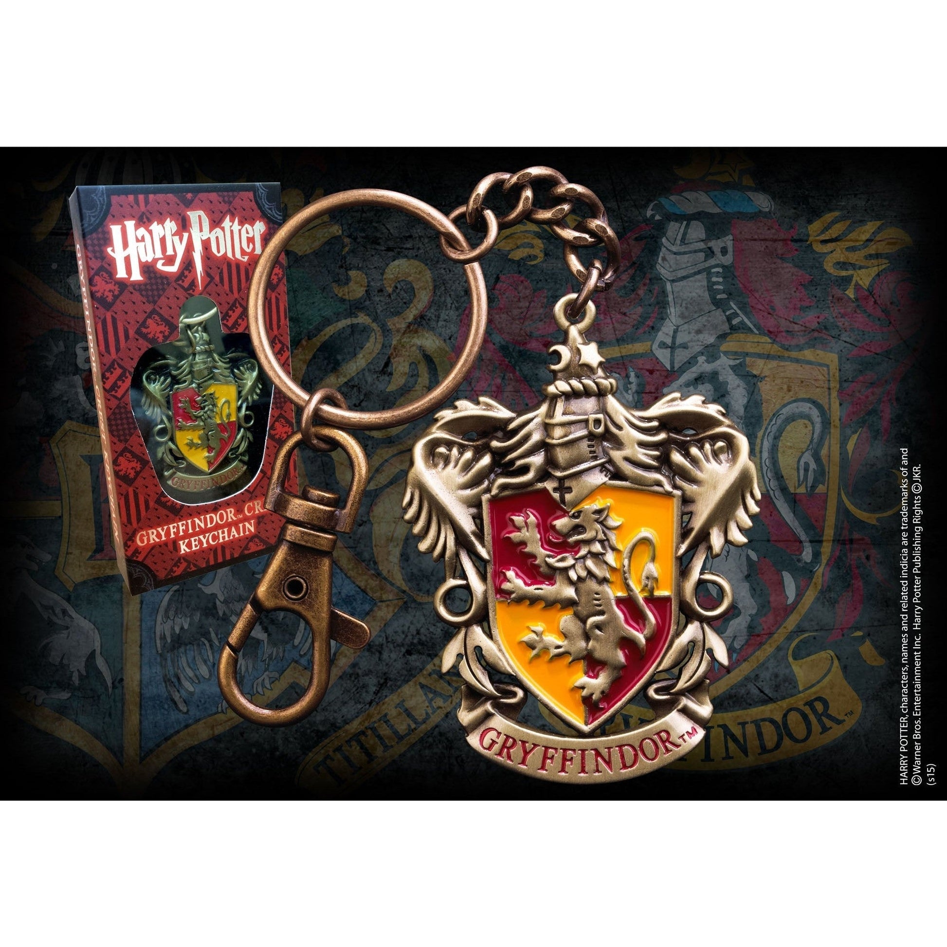 Noble: Harry Potter - Gryffindor Crest Keyring - Medaid International